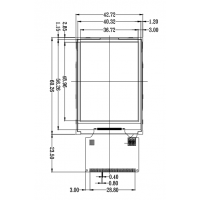 2.4寸a-Si TFT LCD液晶顯示屏